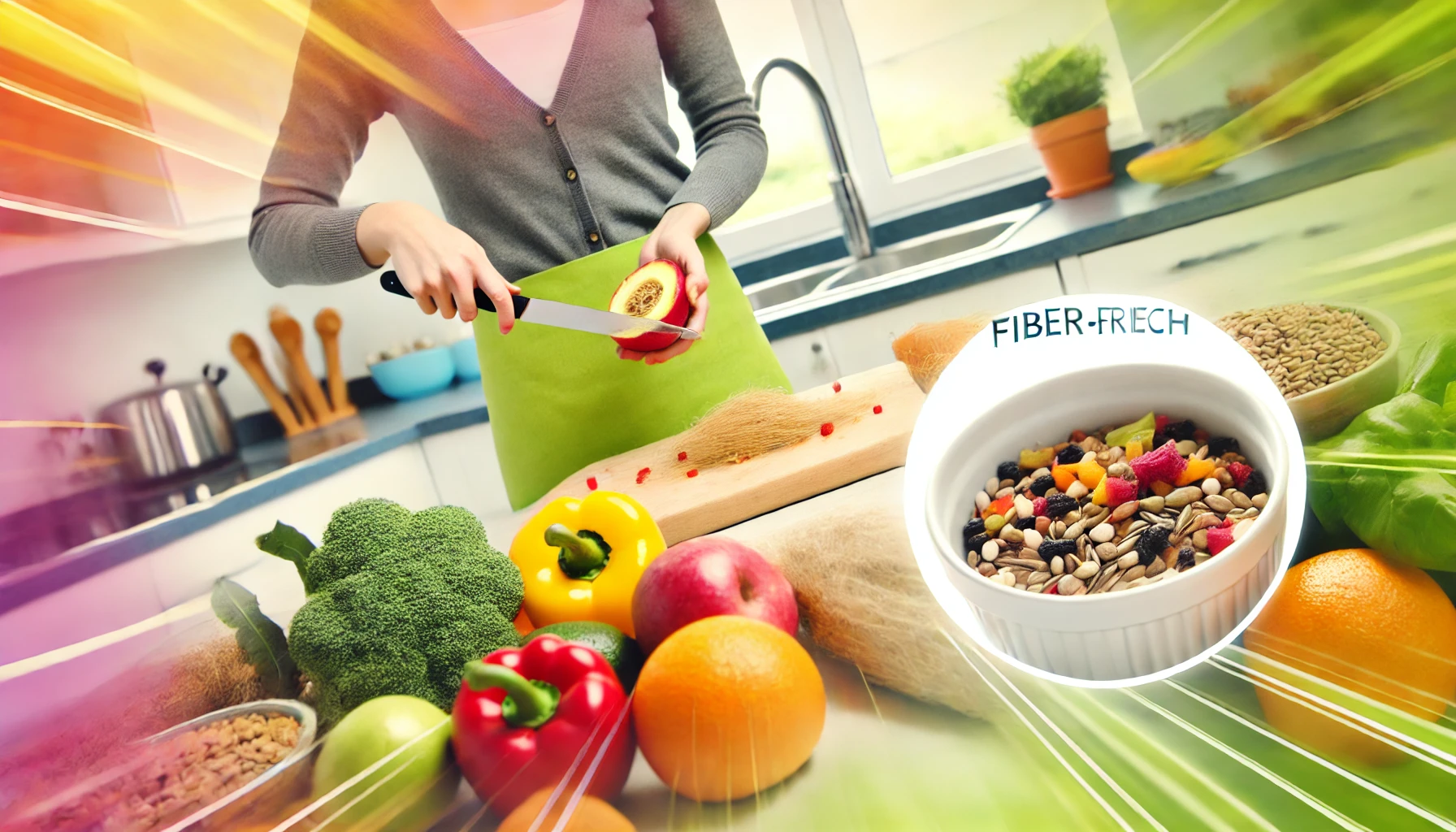 alimentos saludables con fibra